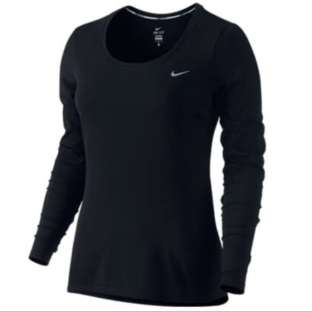 Nike Dri-Fit Running Long Sleeve Crew Neck!